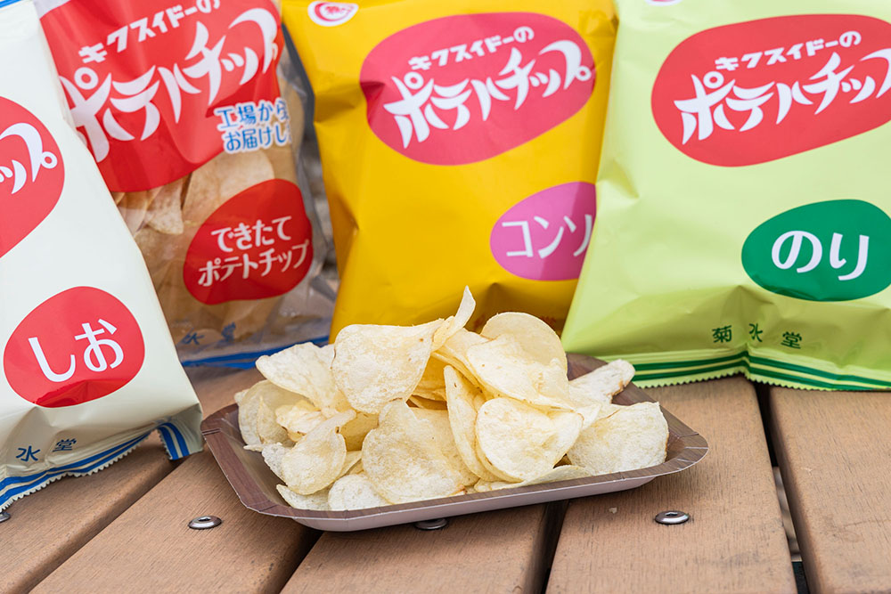 菊水堂のポテトチップ