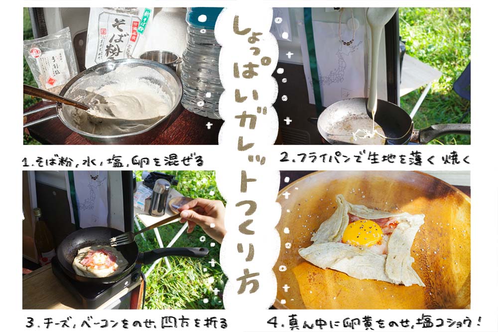 しょっぱいガレットの作り方
