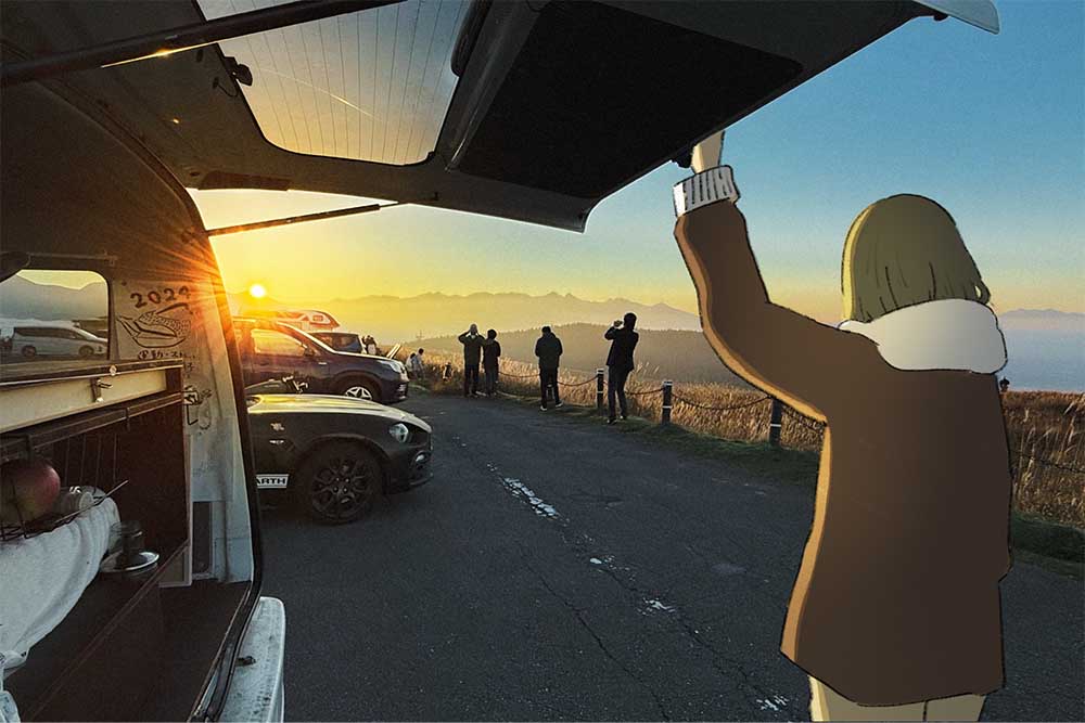 高低差日本一のロープウェイで辿り着く、長野の大絶景とは？～イラストレーターいとうみゆきのクルマのおうち旅