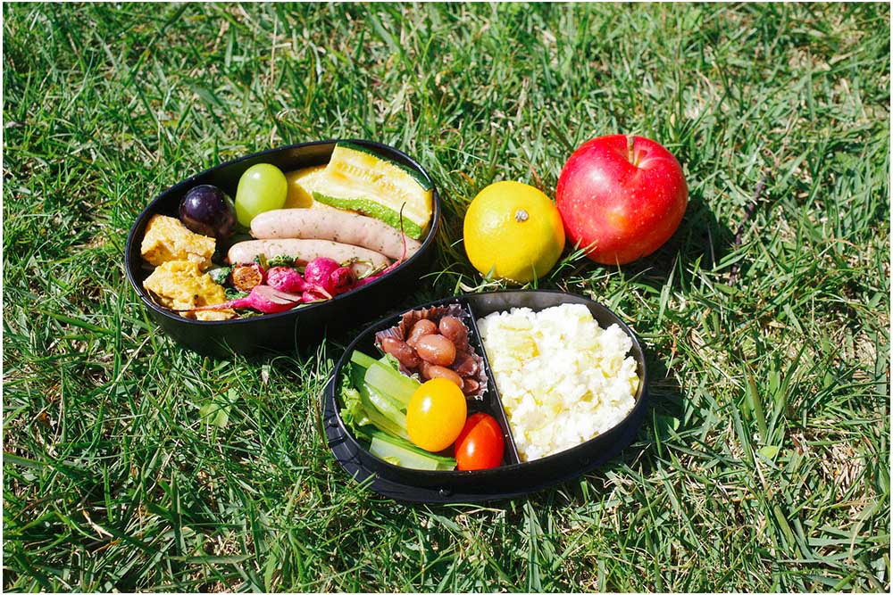 完成したお弁当