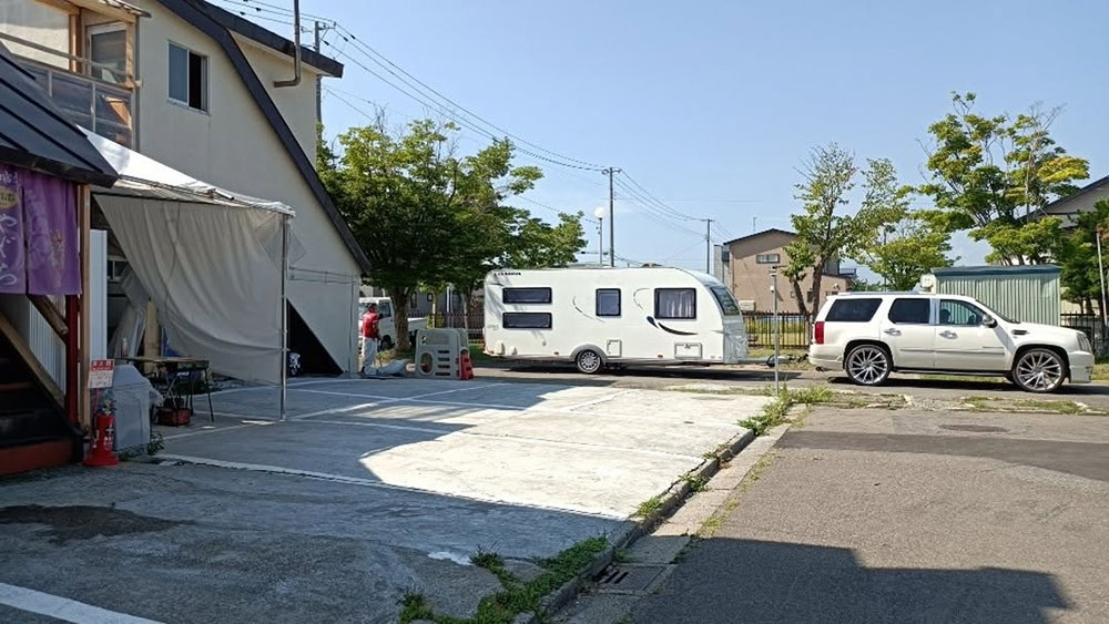 RVパーク PittINN BASE 青森の敷地