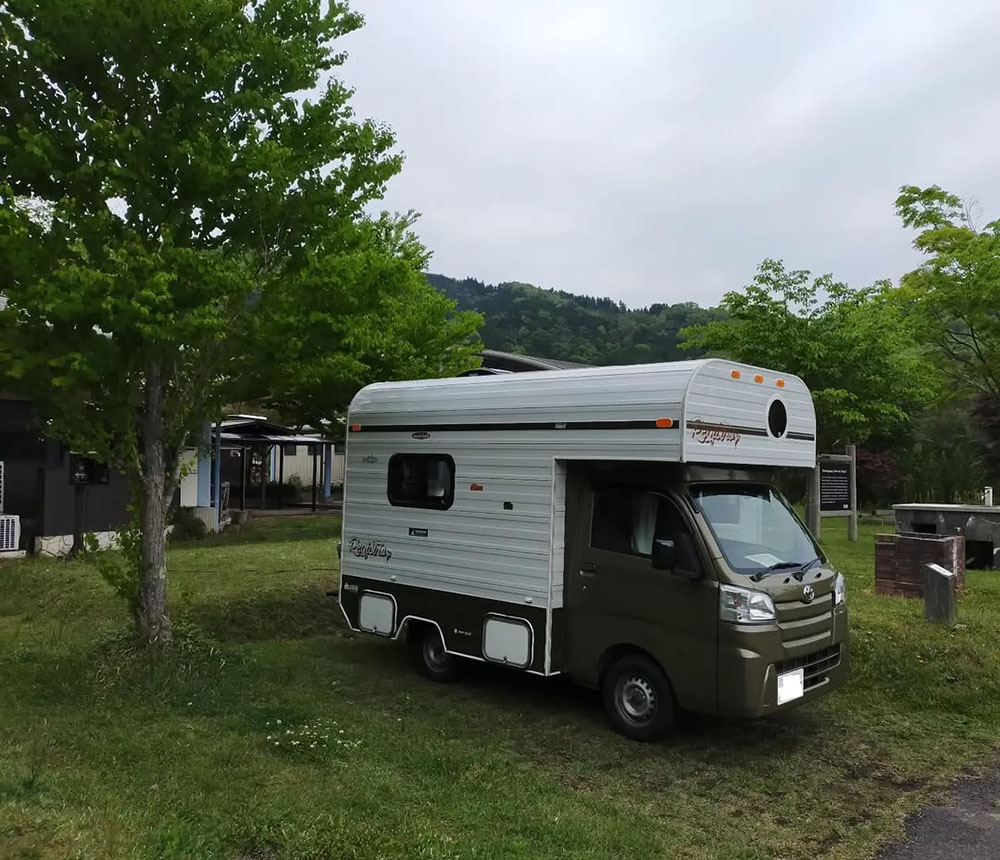 緑水湖オートキャンプ場 RVパークの敷地