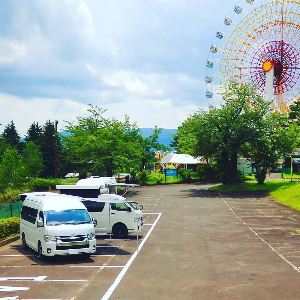 妙高サンシャインRVパークの敷地