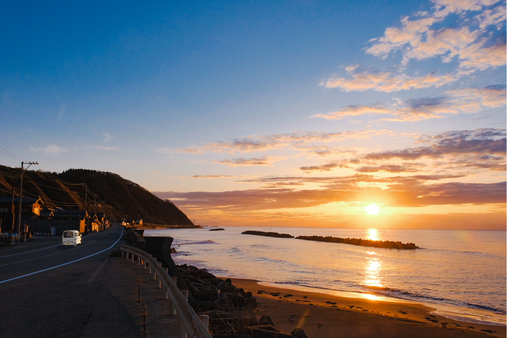 日本海夕日ライン