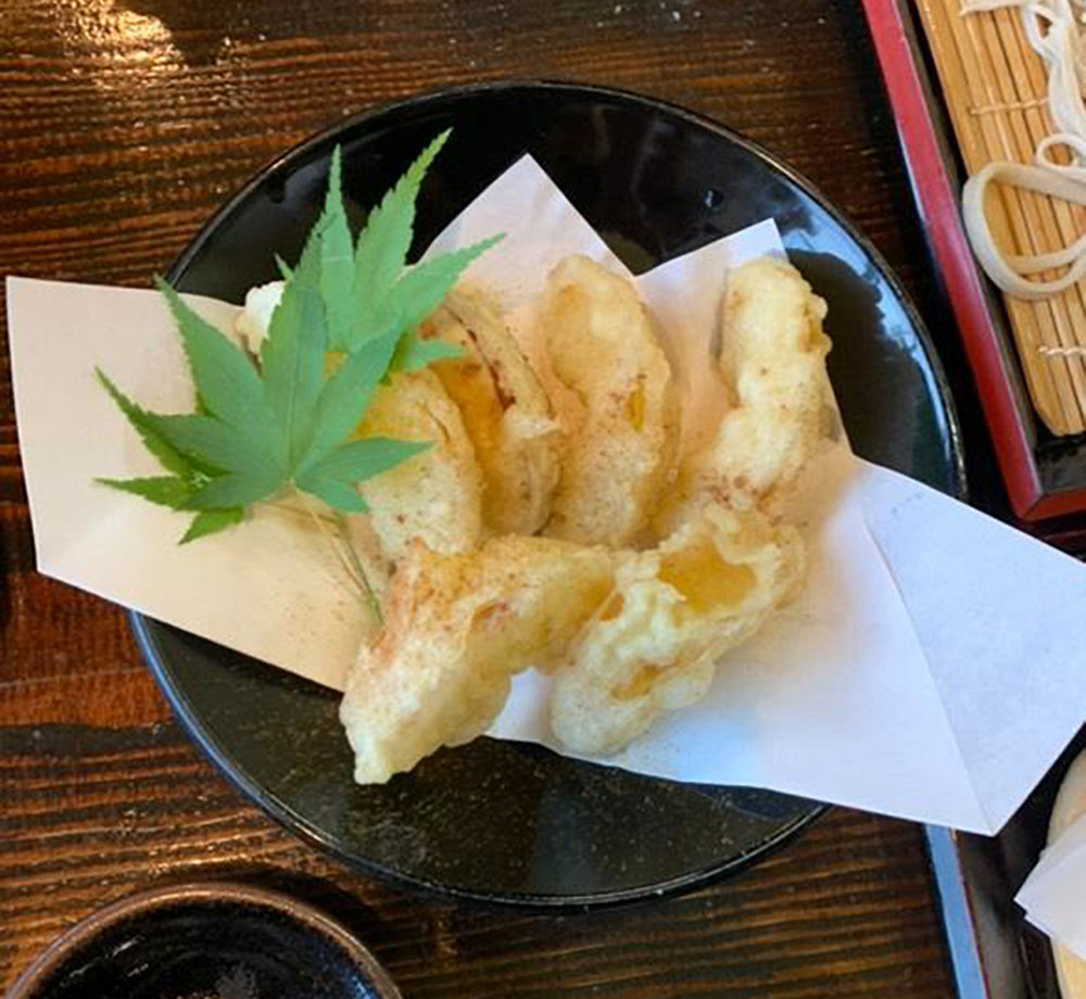 りんごの天ぷら
