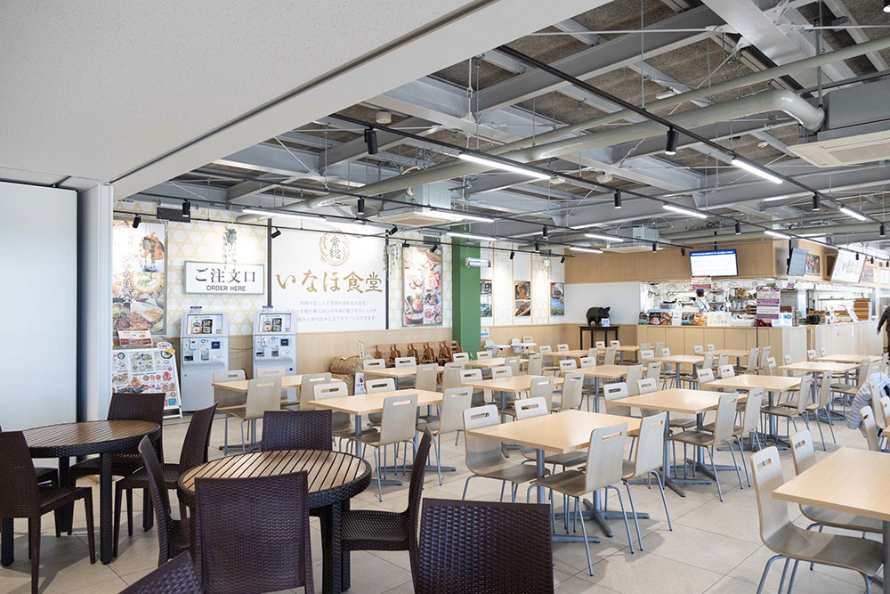 常総いなほ食堂の店舗風景