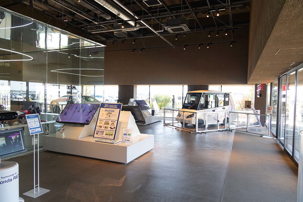 Honda ASV-Lab.の展示風景