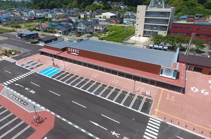 道の駅 おが なまはげの里オガーレの外観