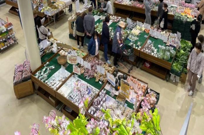 産直センター潟の店の様子