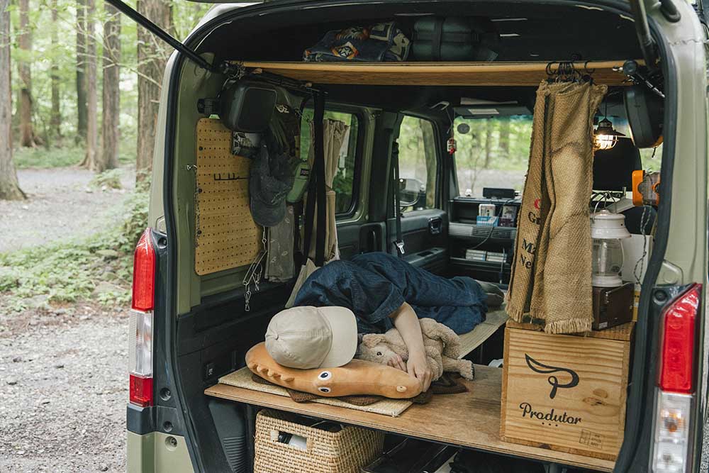  畳マットの上でくつろぐもりこさん