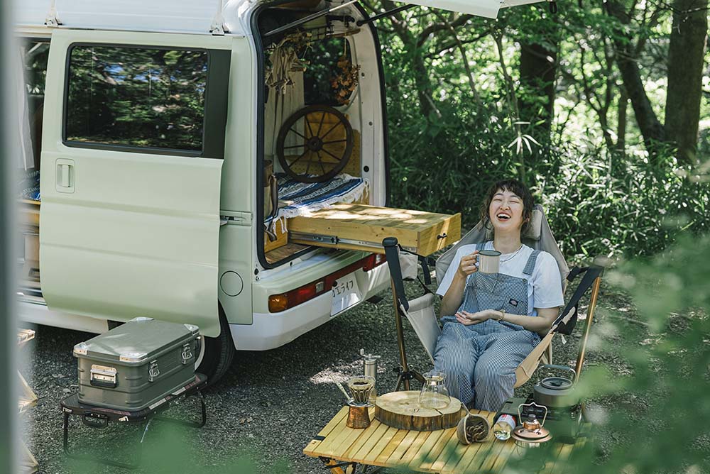 コーヒーを楽しむまりりんさん