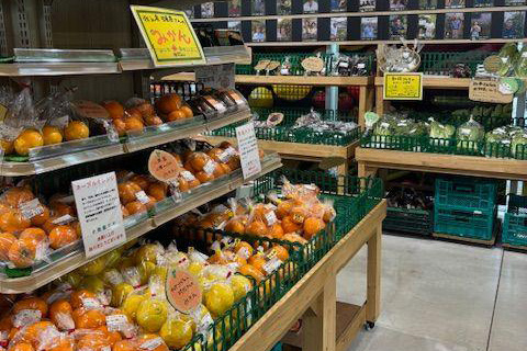 道の駅「そらっと牧之原」の直売所