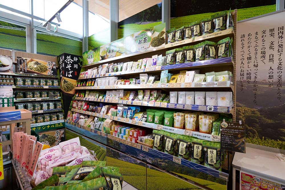 「道の駅 そらっと牧之原」のお茶売り場