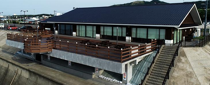 道の駅「北前船 松前」の外観