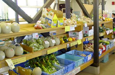 道の駅「ニセコビュープラザ」の直売所の野菜