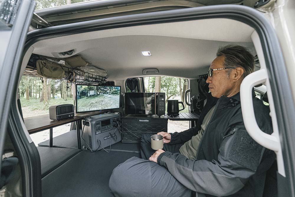 一人仕様の車内の様子