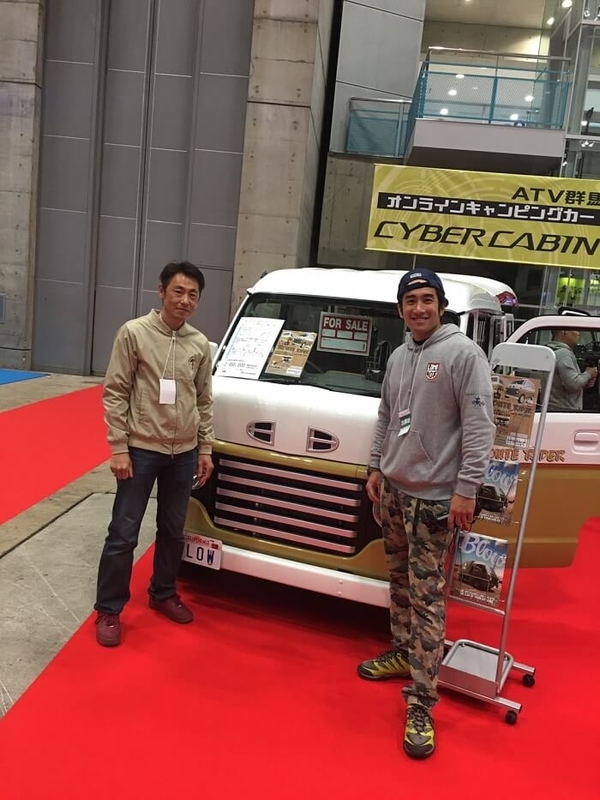 ブロー社が出展したジャパンキャンピングカーショー 幕張メッセの写真