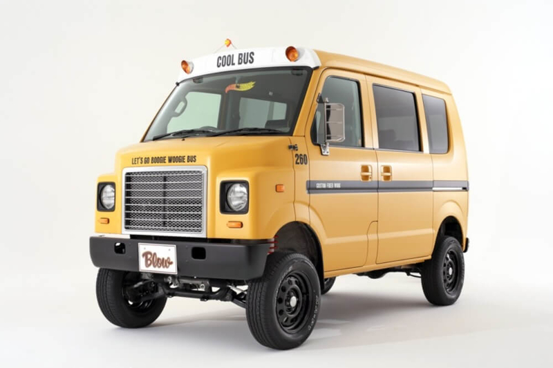 ブローのアメ車レトロカスタム。スズキ・エブリイがベースのブギーライダーDA64
