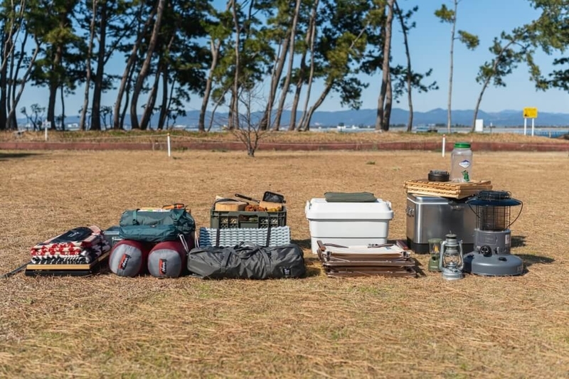 Hondaの軽自動車N-VANでキャンプをする際の荷物一式