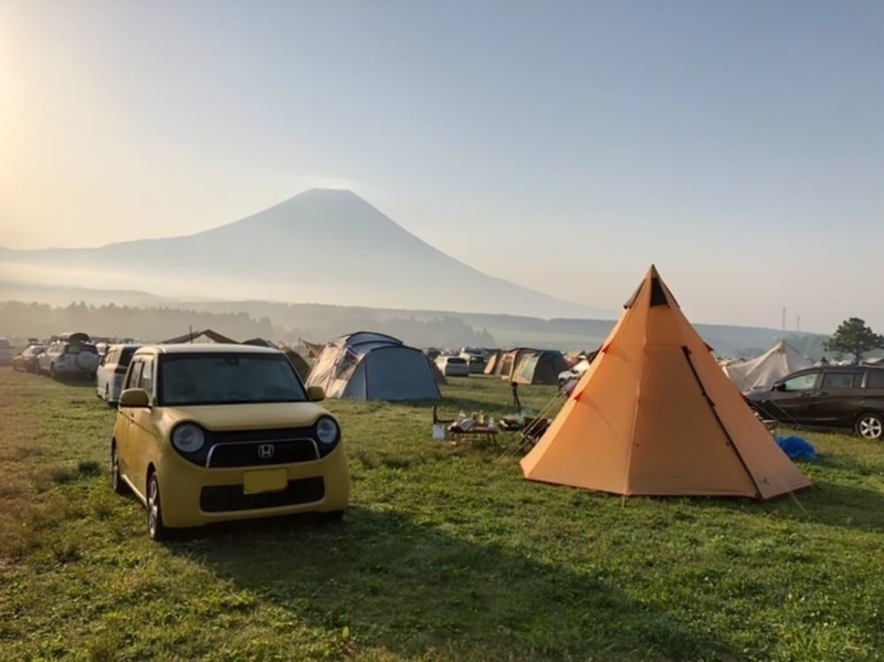 Hondaの軽自動車N-ONEでキャンプをしていた頃の写真
