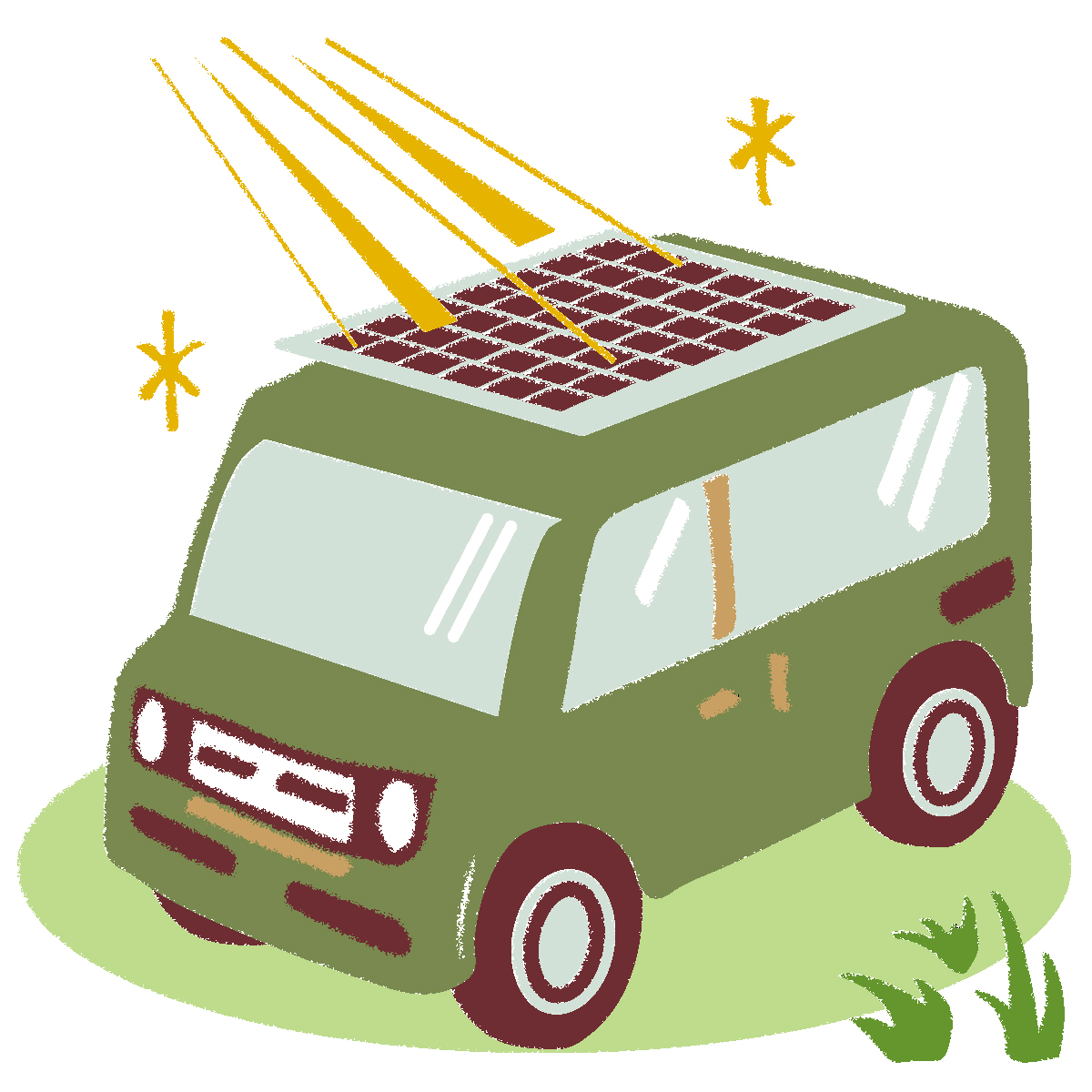 ラブちゃん占い【2021〜2022年冬（12月・1月・2月）の運勢】の八白土星の開運アイテムはソーラーパネル