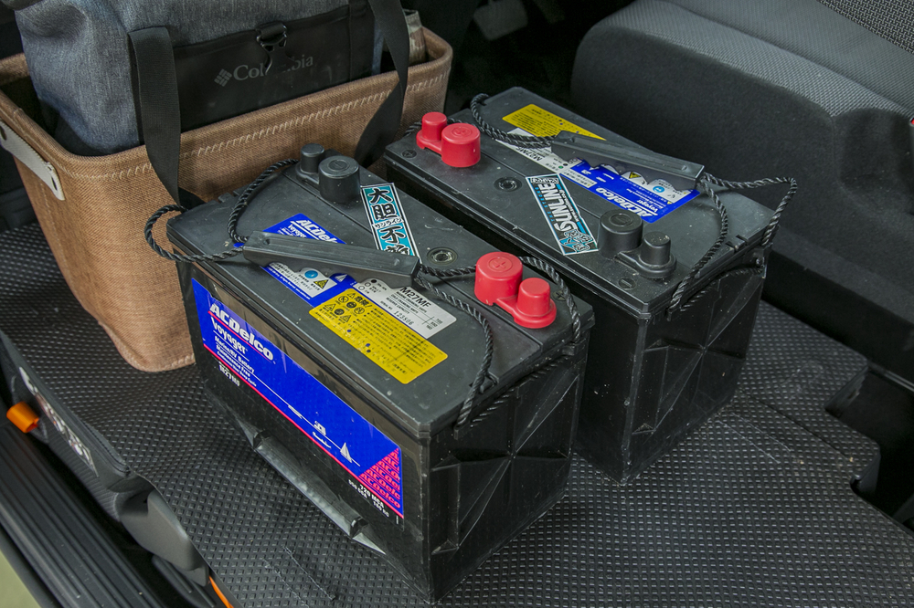 釣り船用のバッテリー