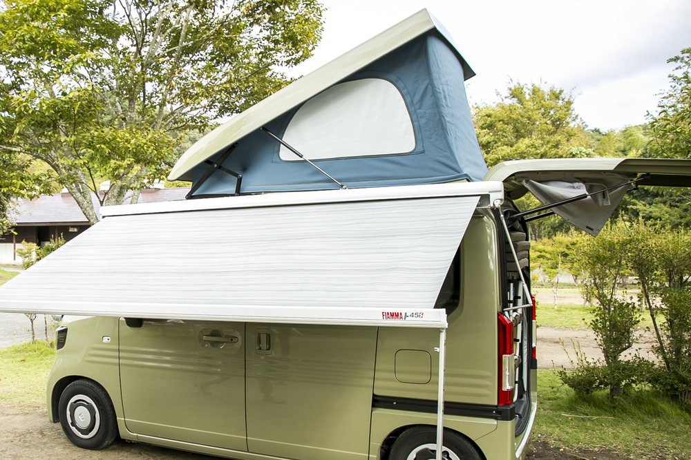 N-VAN COMPOのポップアップルーフ