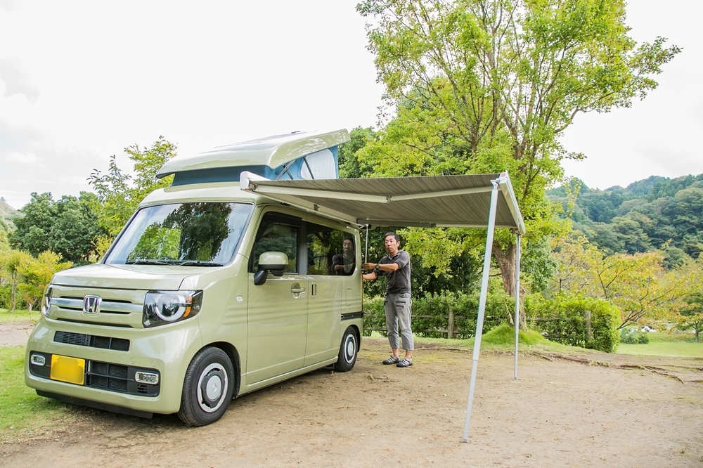 N-VAN COMPOのサイドオーニング