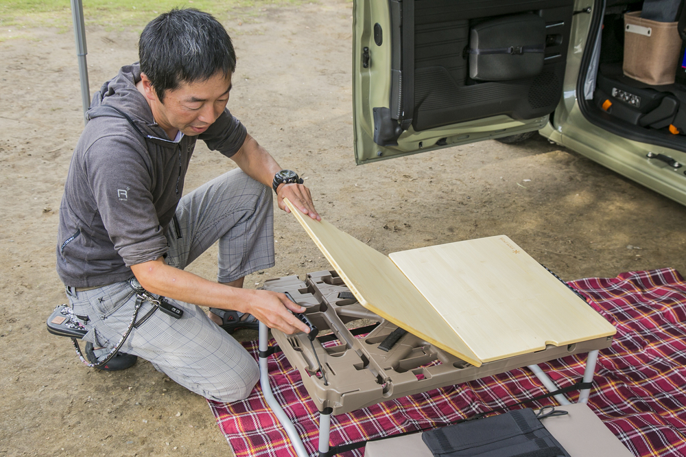 スノーピークのラックソット