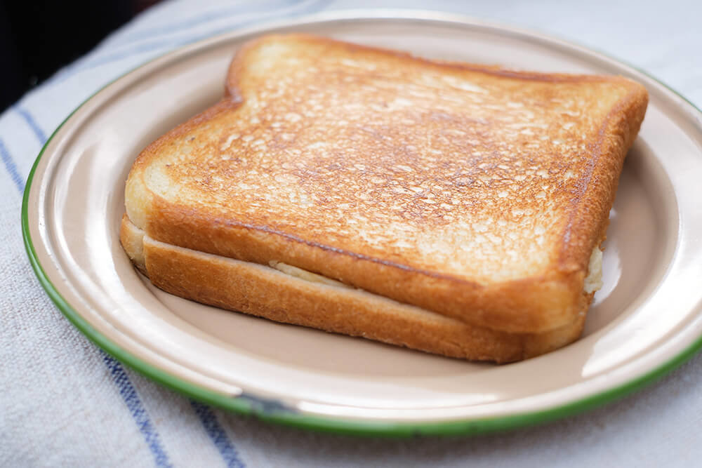 ホットサンドのでき上がりイメージ