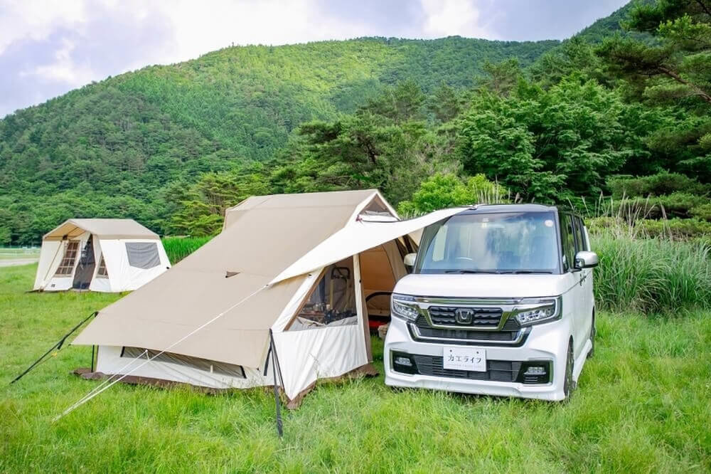 ☆カーサイドタープ 瞬時にリビングスペースキャンプ車中泊に最適 ☆カーサイドタープ 瞬時にリビングスペースキャンプ車中泊に最適