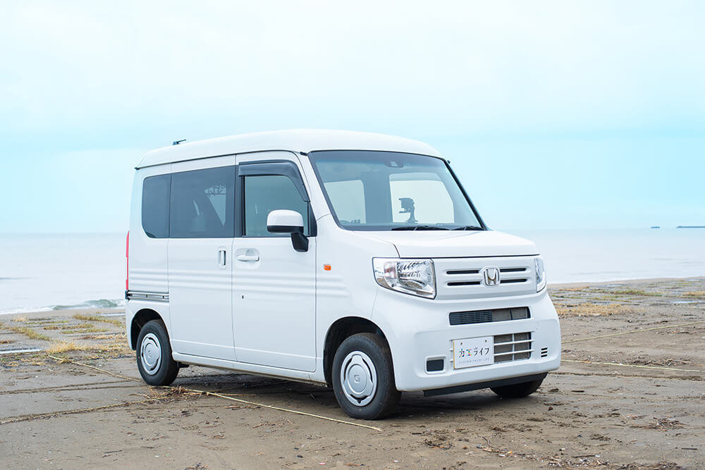 あすかさんが乗っているHondaの軽自動車N-VAN