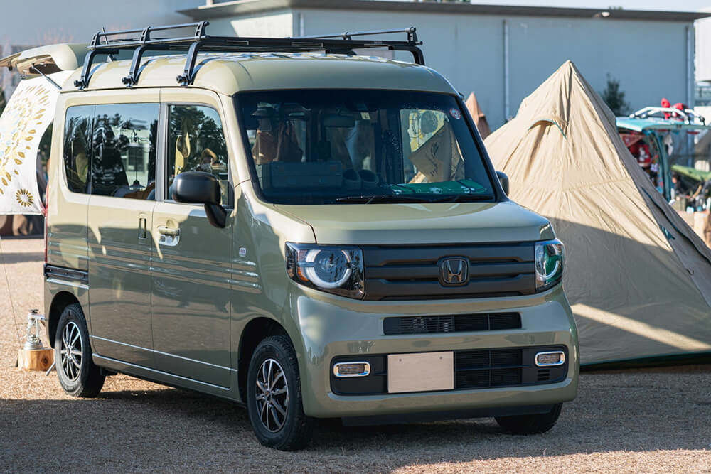 野外のもりこさんの愛車・Honda N-VAN