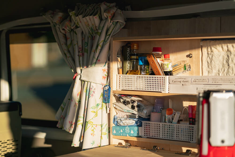 苺たるとさんの愛車・スズキ エブリイの車内