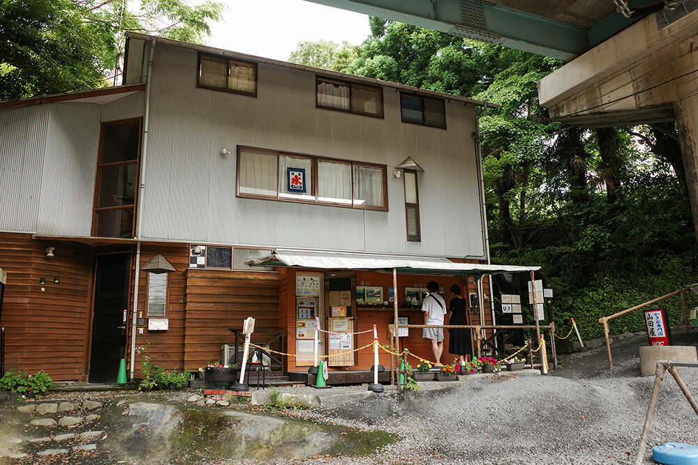 かき氷山田屋の店舗外観