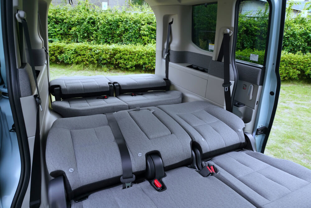 フラットにした新型STEPWGN（ステップワゴン）の車内