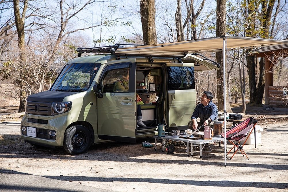 chigisukeさんのカスタムしたキャンピングカー仕様のN-VAN