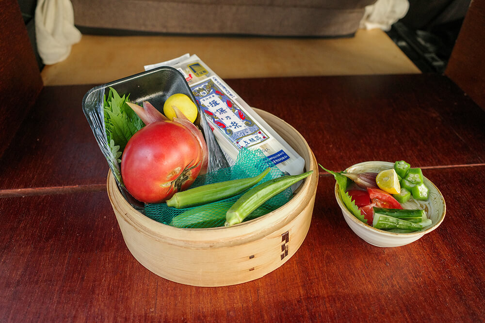 夕食の食材(野菜)