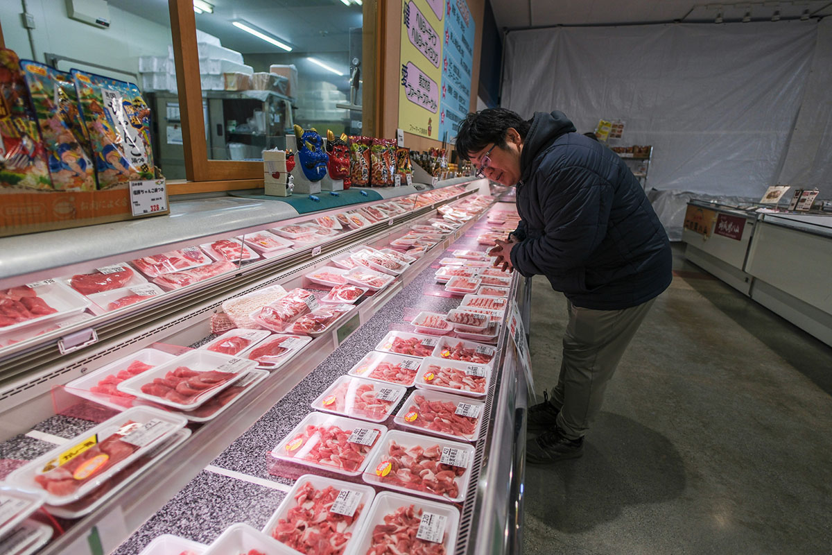 ファーマーズ御殿場の肉売り場