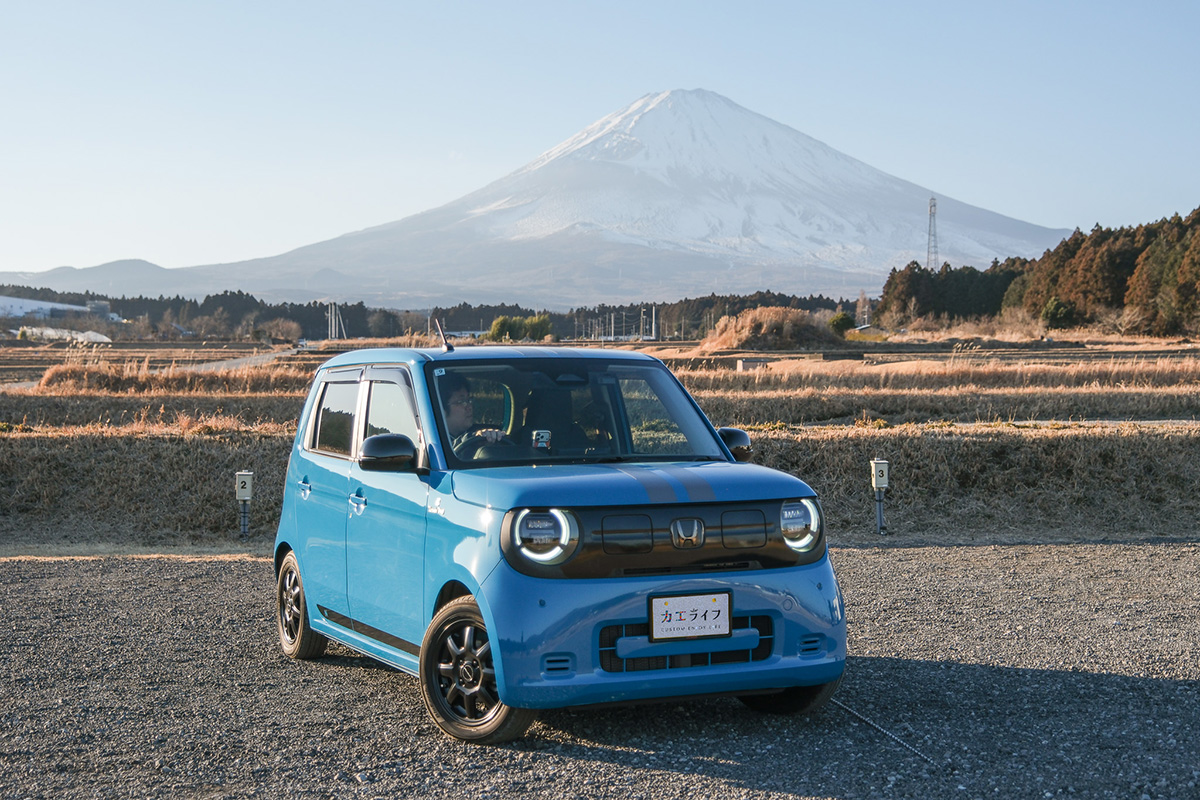 RVパーク「ITAZUMA」から見える富士山