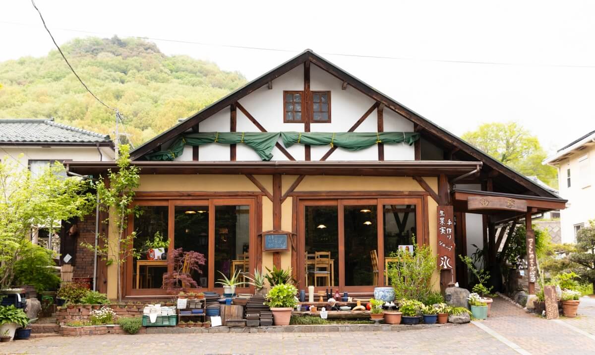 長瀞にある喫茶 山草の外観