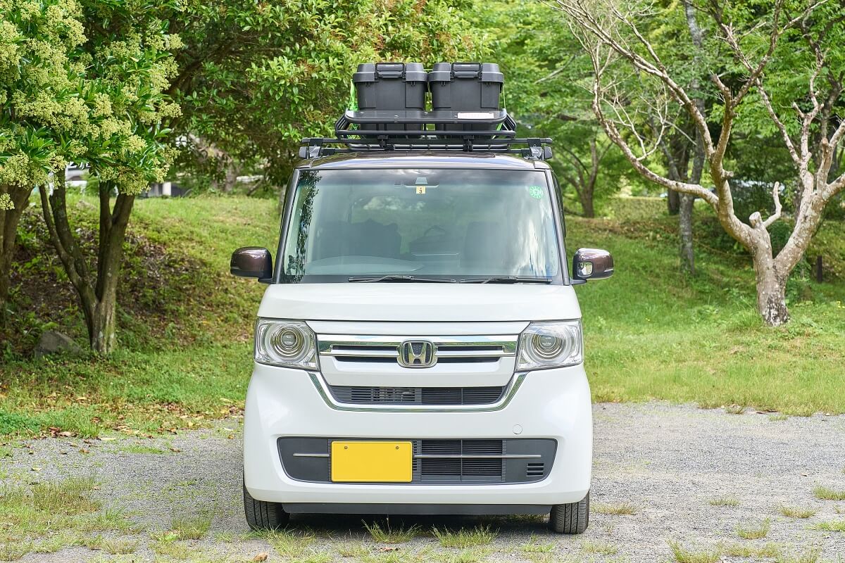 N-BOXを前から見たところ