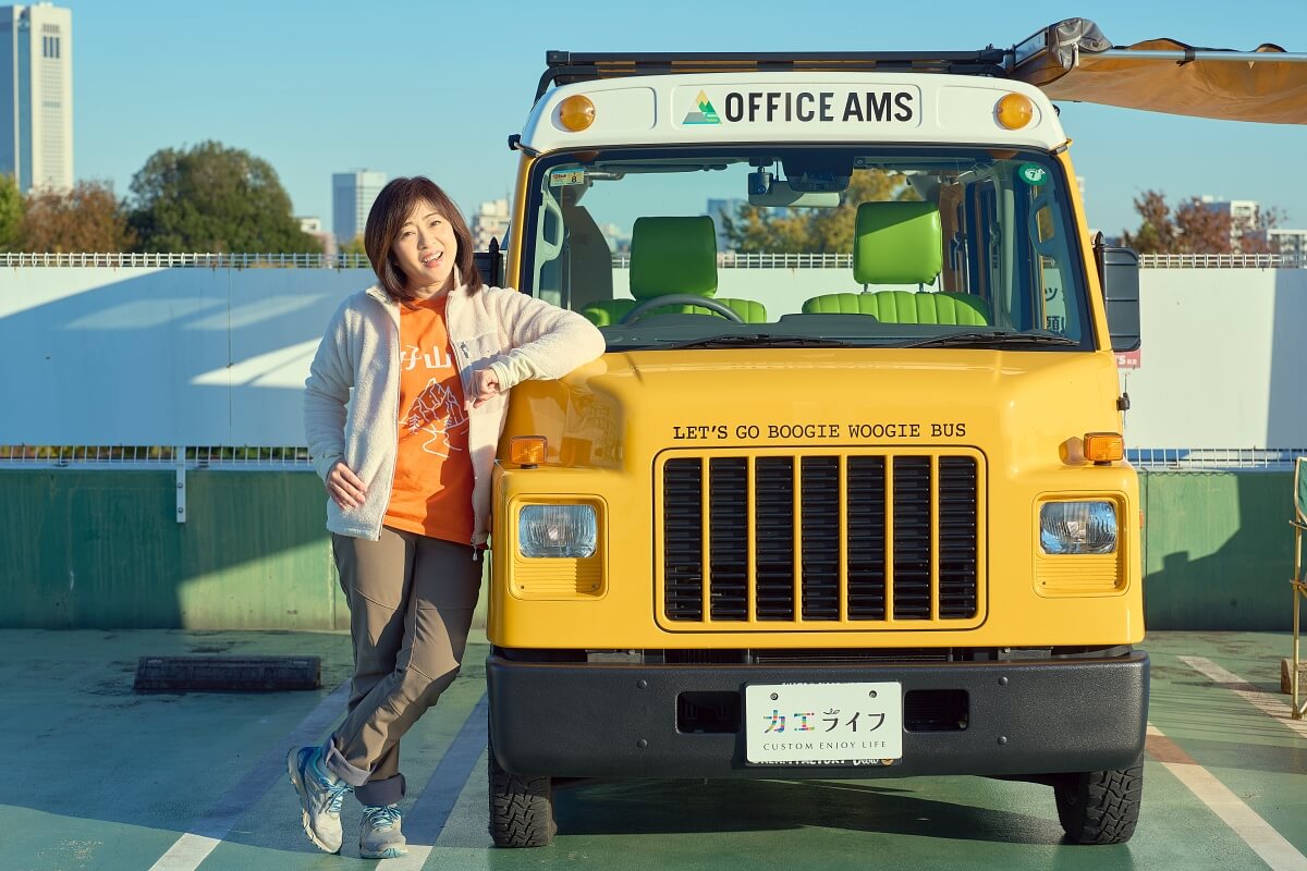 タレントの松本明子さんが所有する軽キャンピングカー「クールライダー」