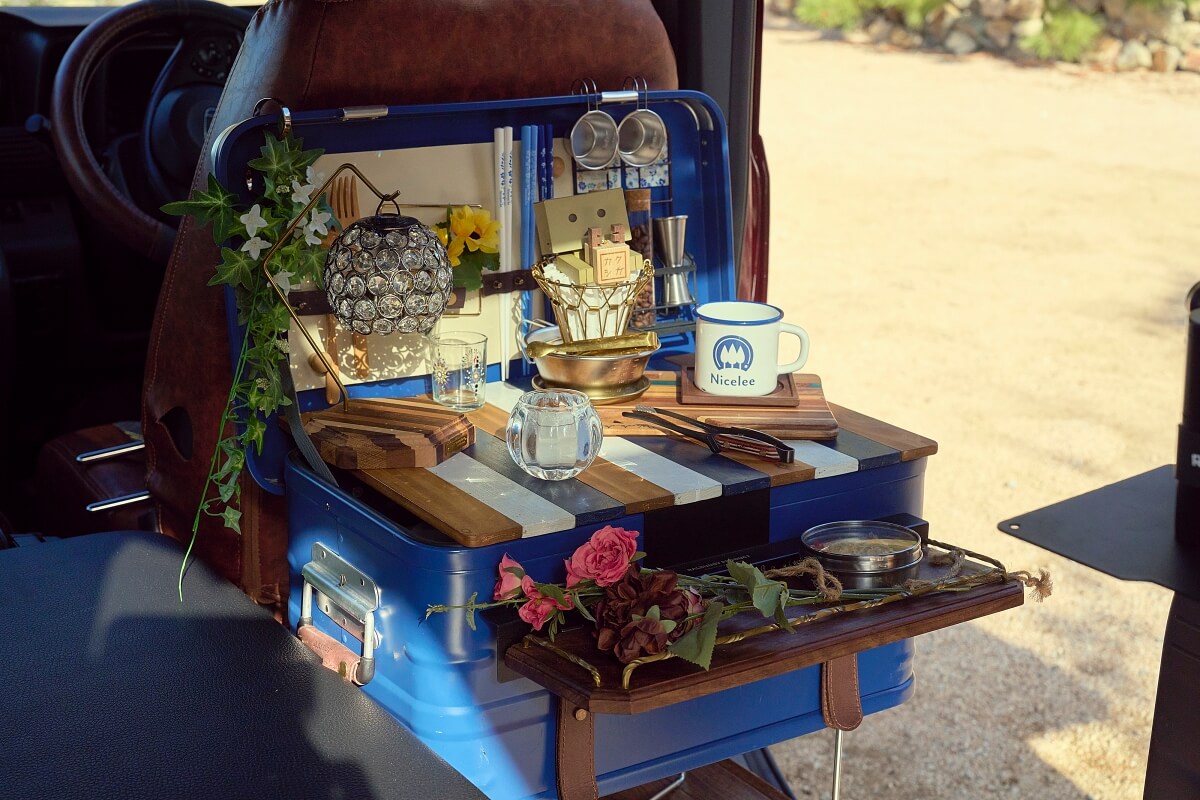 カスタムしたコンテナボックス