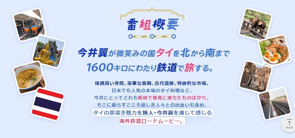 第３回 今井翼タイ縦断鉄道の旅画像