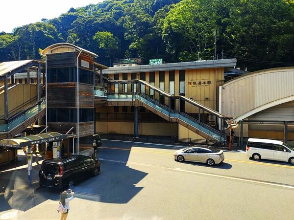 2024神奈川県箱根町旅行記ブログ・箱根湯本駅の駅舎