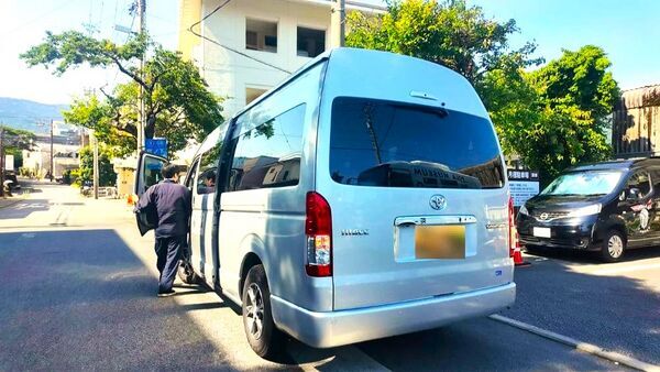 2024神奈川県箱根町旅行記ブログ・強羅花扇の送迎バス