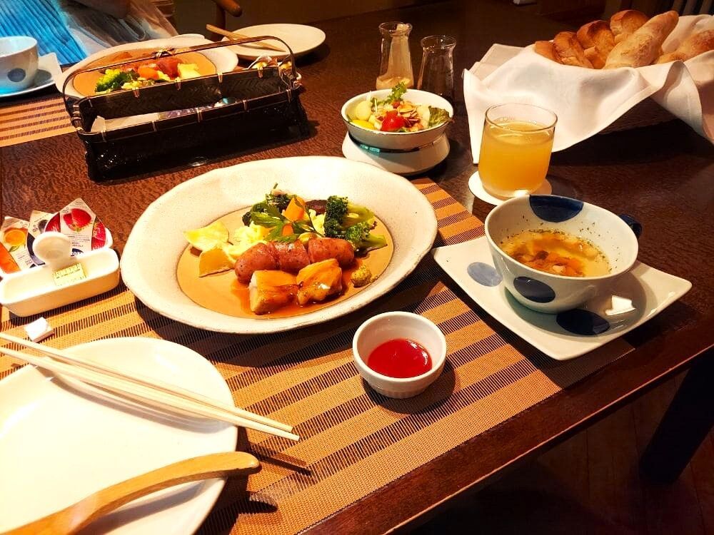 2023宿泊記ブログあせび野の旬香団人倶でいただく朝食・洋食