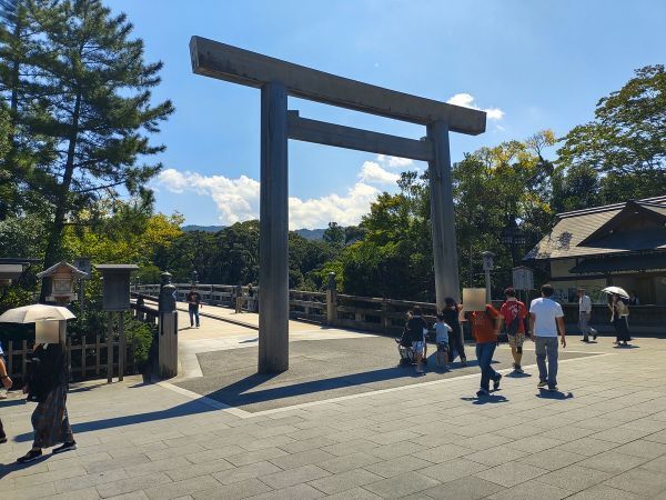 2024三重県伊勢市旅行記ブログ・伊勢神宮内宮の鳥居