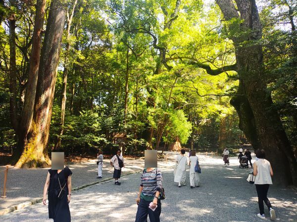 2024三重県伊勢市旅行記ブログ・伊勢神宮内宮の敷地内